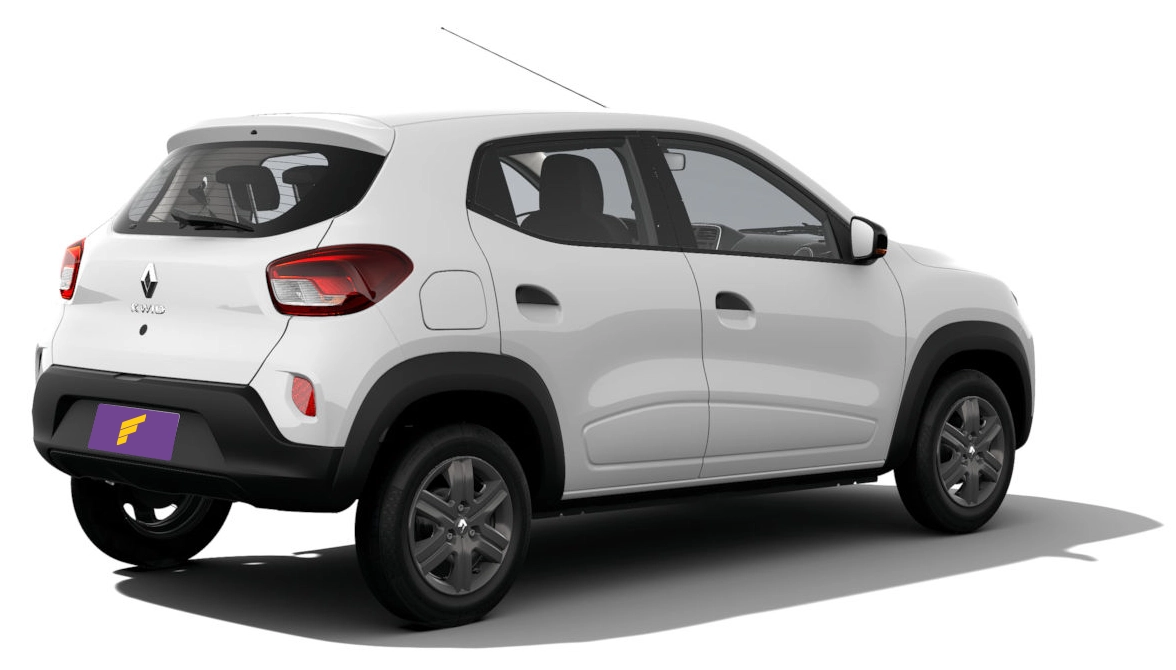 Kwid Zen 1.0 Branco Traseira.webp