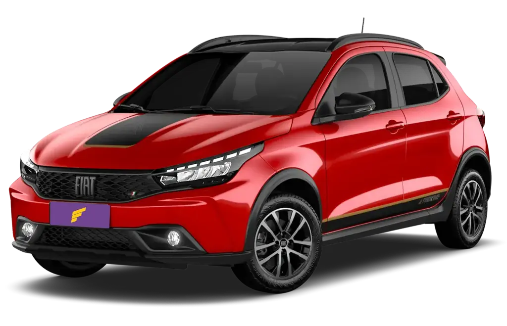 Fiat Argo Trekking 1.3 AT Vermelho - Hatch.webp