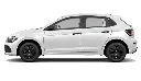 Polo Track 1.0 Branco - Lateral.webp