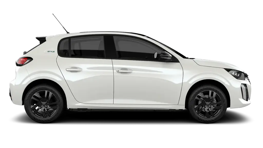 Peugeot 208 Style 1.0 Branco Lateral.webp