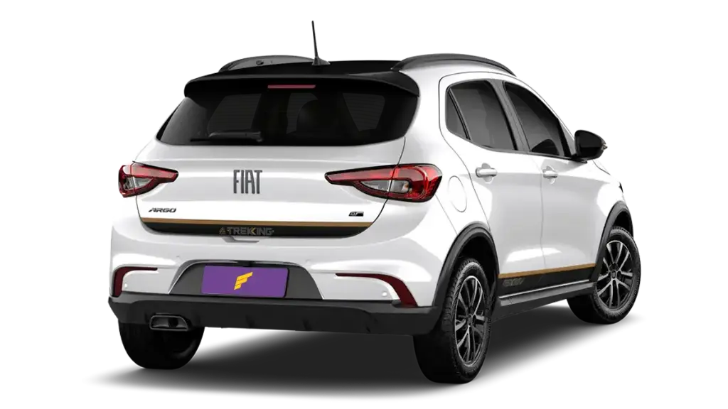 Fiat Argo Trekking 1.3 AT Branco Traseira - Hatch.webp