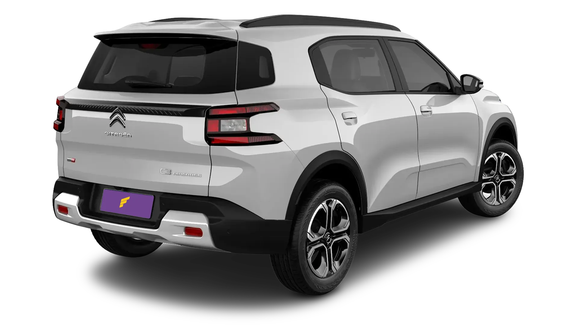 Citroen C3 Aircrosss Shine 200 Turbo AT 7lug Branco Traseira - SUV.webp