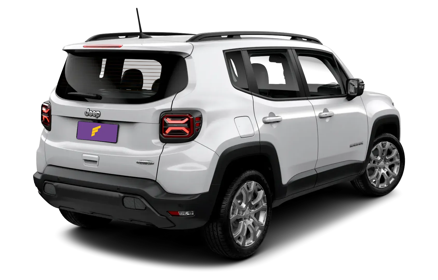 Jeep Renegade Longitude T270 AT Branco Traseira - SUV.webp