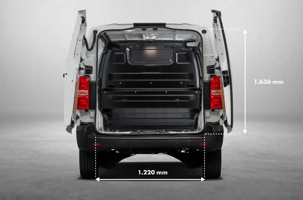 Fiat Scudo Cargo 1.5 6.1m3 Branco Traseira - Furgão.webp