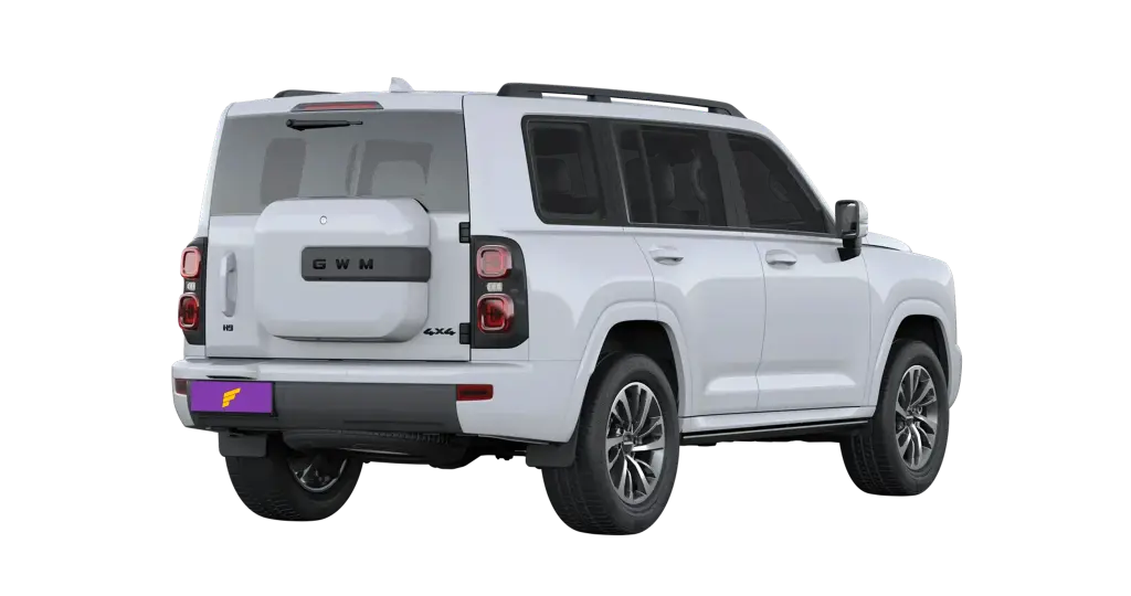 Haval H9 Exclusive TD480-branco-traseira esquerda.webp